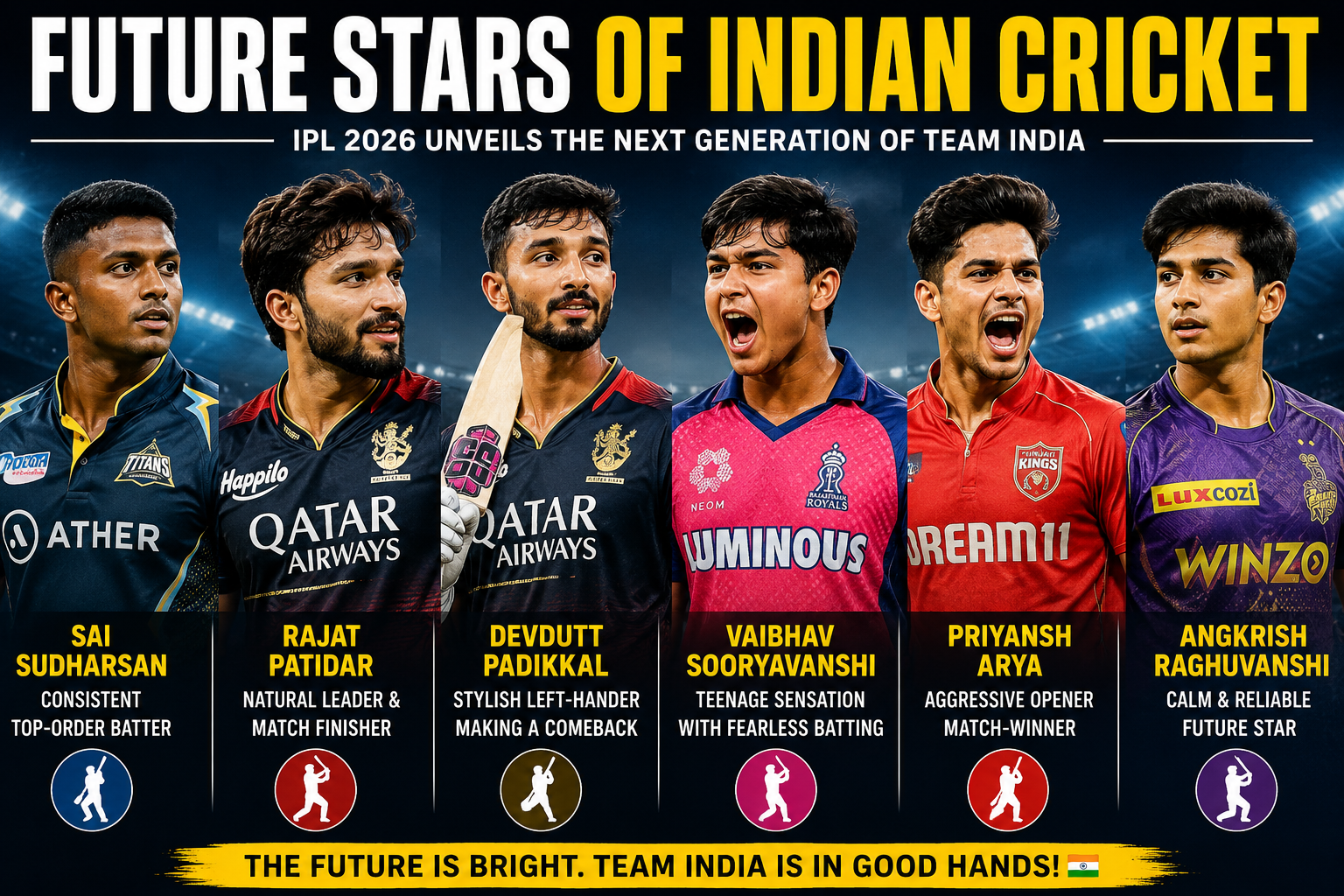 Future Stars of Indian Cricket: How Rajat Patidar, Devdutt Padikkal and IPL's Young Talents Are Shaping Team India's Future.